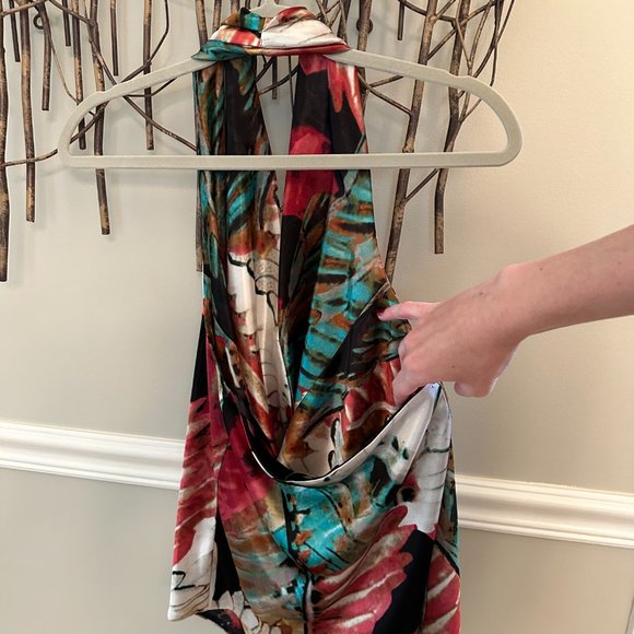 Halter Silk Top, Remain - Picture 7 of 9